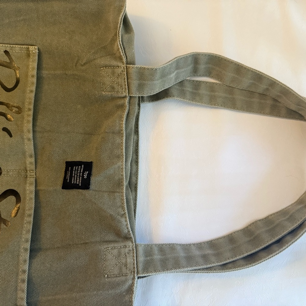 The Rolling Stones Olive Tote Bag - Picture 3 of 6